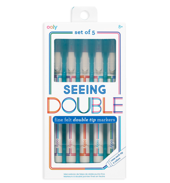 Seeing Double Fine Felt Double Tip Markers – MOCA Store